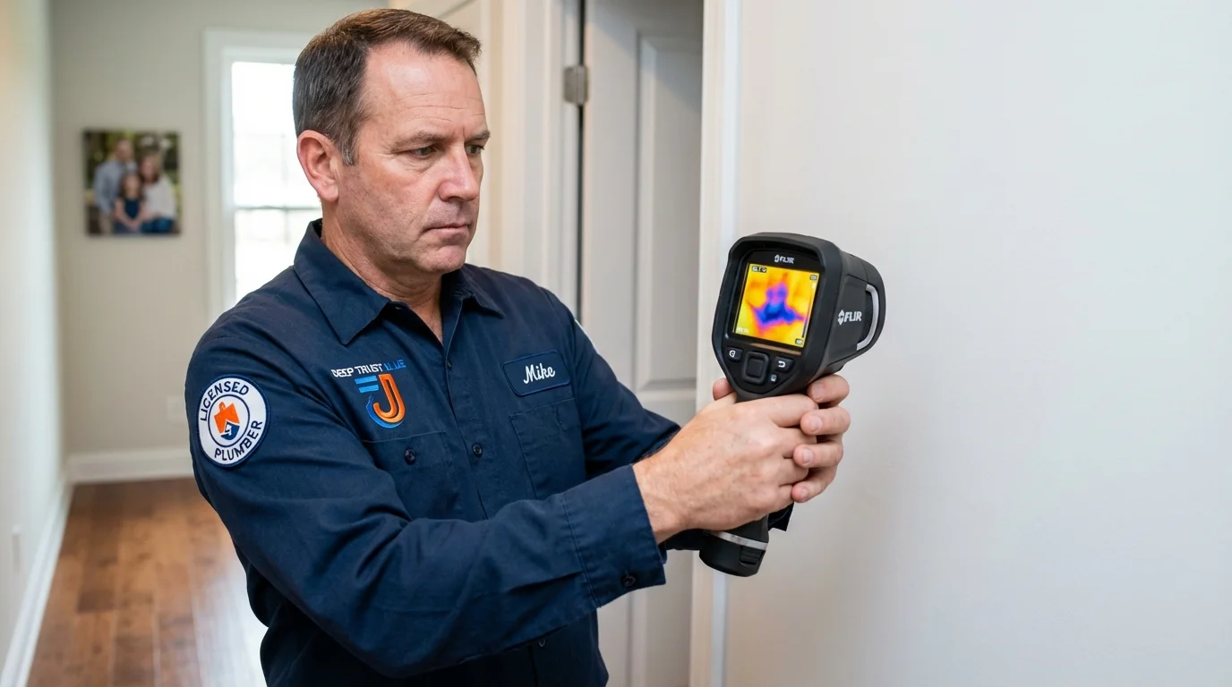 Thermal imaging leak detection by Johns Plumbing LLC in Richardson